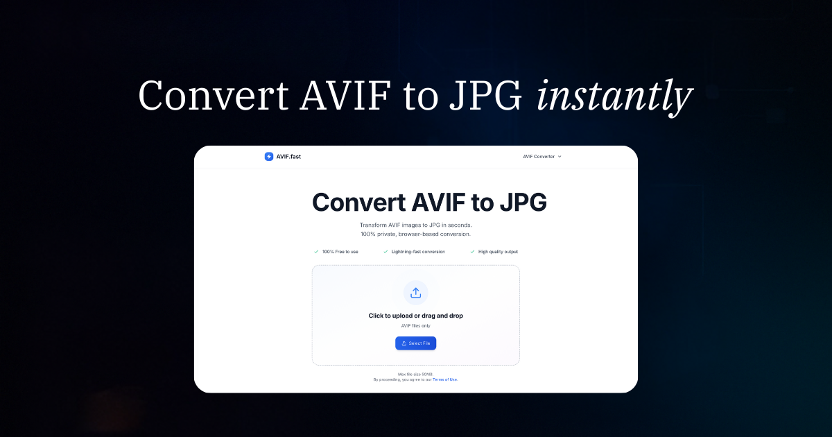 What is a AVIF File? Complete Guide to AVIF Format | AVIF.fast